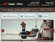 Tablet Screenshot of desertthundermotorsports.com